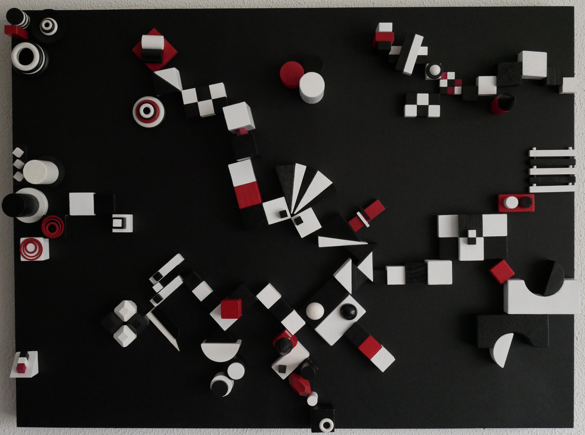 RBW blocks,
Hand painted wooden blocks on lime wood (80cm x 60cm)